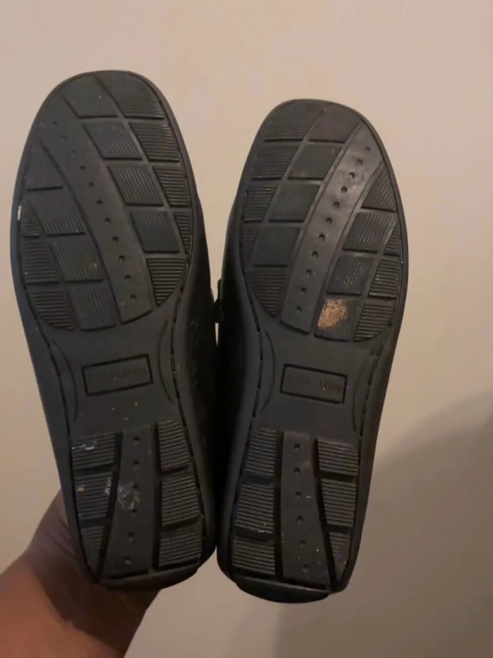 Curt & Larson Boys Black Dress Loafers Size 3